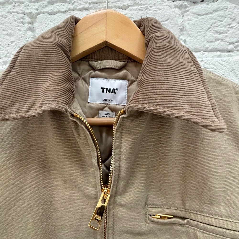 TNA Artizia Tan Utility Jacket for Women - Picture 3 of 7